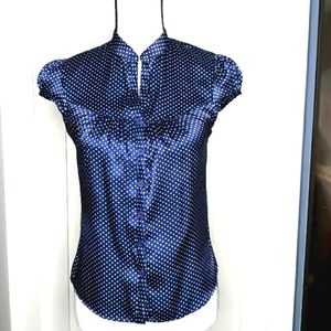 XXS POLKA DOT TOP Sz S